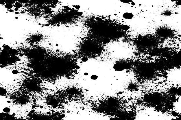 Vektor schwarze überlagerung monochrome grunge-textur auf weißem hintergrund vektorbild hintergrundtextur