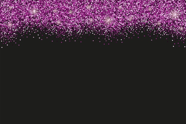 Schwarzer Hintergrund mit violetten Funkeln