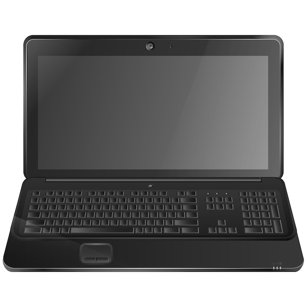 Schwarzer laptop