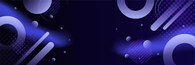 Schwarzer purpurroter geometrischer Fahnenhintergrund. Vektor abstrakte Grafikdesign Banner Muster Hintergrundvorlage.