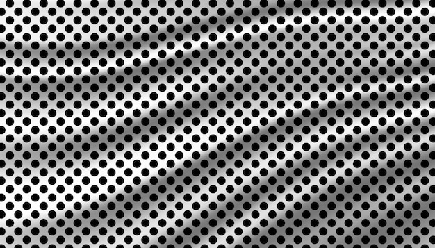 Schwarzweiss-polkadot-hintergrundschablone.