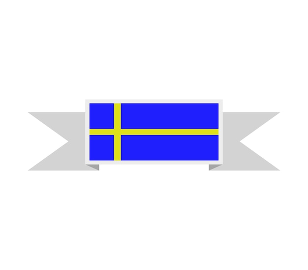 Schweden vektor-flagge