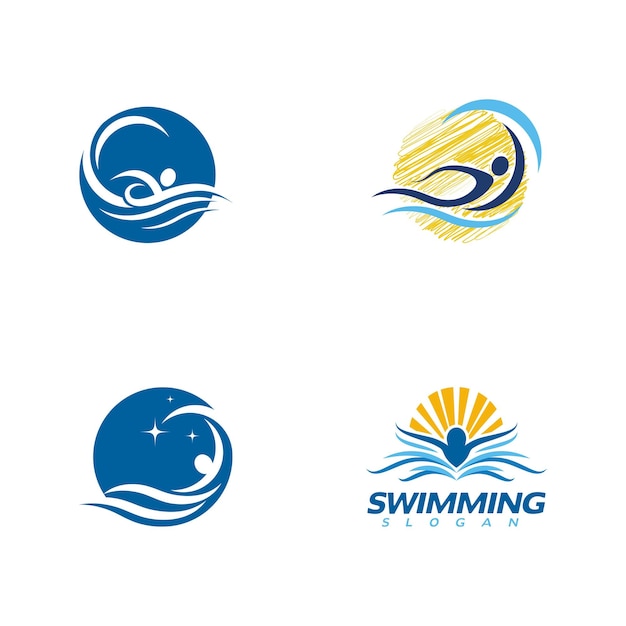 Schwimmen-vektor-illustration-symbol