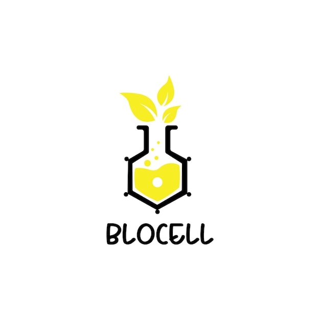 Science natural bio cell lab-logo