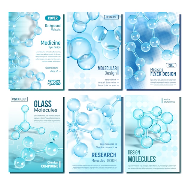 Scientific dna research cover set