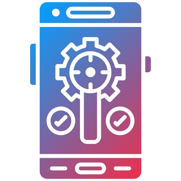 Scope-Icon-Vektorbild kann für die Entwicklung von mobilen Apps verwendet werden