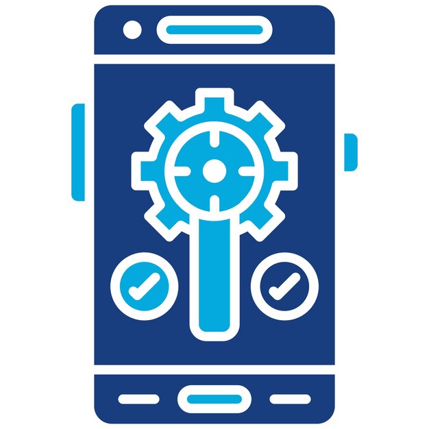 Scope-Icon-Vektorbild kann für die Entwicklung von mobilen Apps verwendet werden