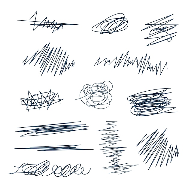 Scribbles-Satz