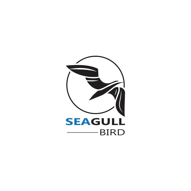 Seagull bird-logo-icon-vektordesigns