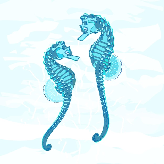 Seahorse clip art