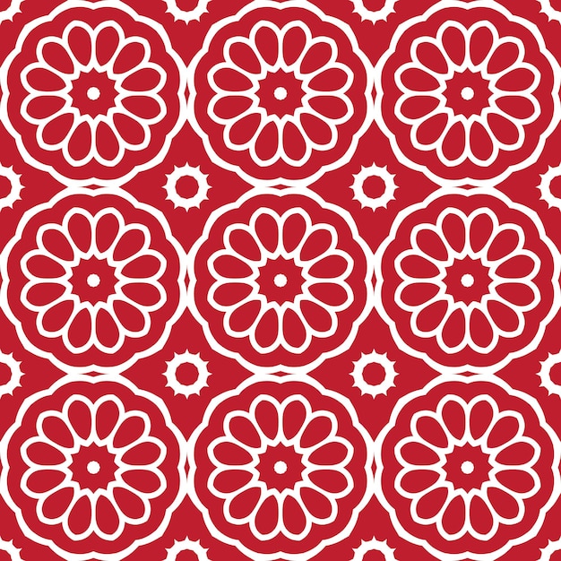 Seamless, muster, altmodisch, keramikfliese, design, mit, floral