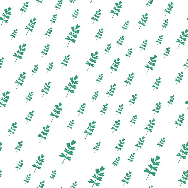 Seamless pattern pflanzt blätter