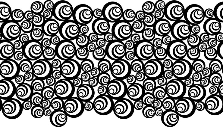 Vektor seamless round pattern vector ring circle clipart wiederholter hintergrund