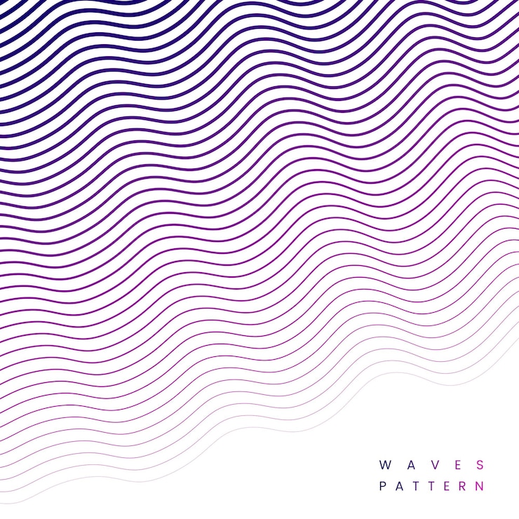 Vektor seamless waves-mustervektorentwurf