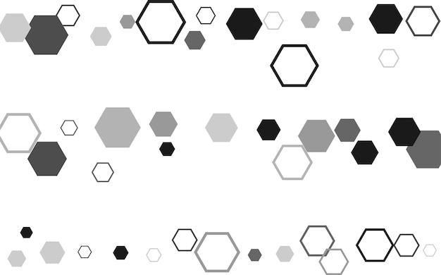 Sechseckiges sechseckiges Rastermosaik-Zellzeichen oder -symbol Abstufung