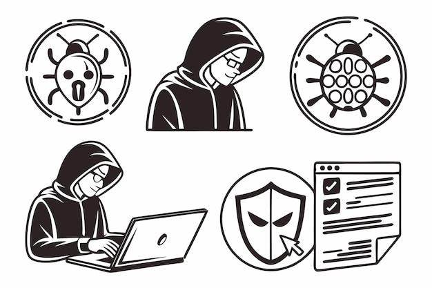 Security and Surveillance Icon Set