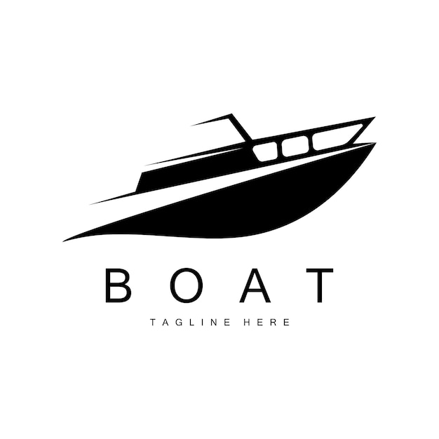 Seewelle Segelboot Logo und Kokosnussbaum am Strand für Geschäft Abzeichen Unternehmen Vektor