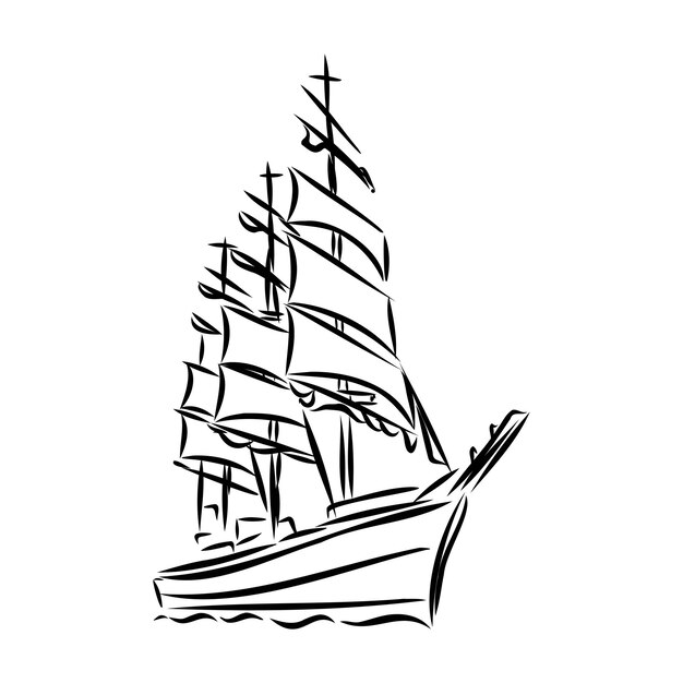 Detailaufnahme einer Hand, die mit einer Zeichenfeder ein Segelschiff im  Stile antiker Landkarten eine Zeichnung in einem Skizzenbuch anfertig - ein  lizenzfreies Stock Foto von Photocase