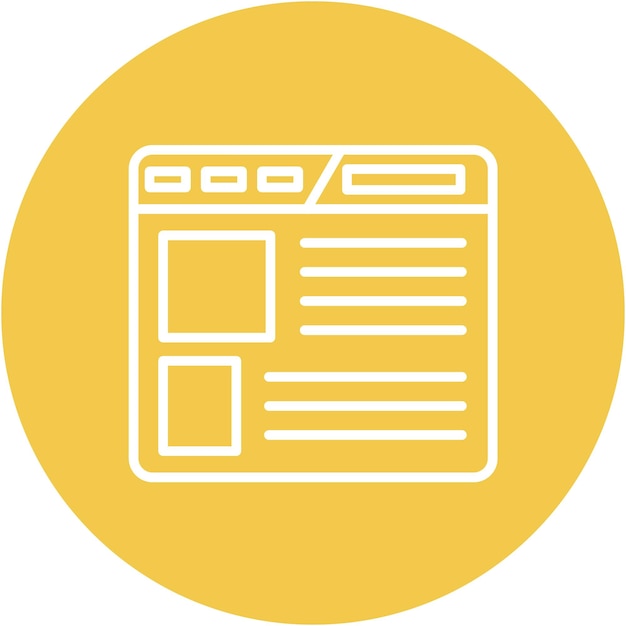 Seitenlayout-Vektorillustrationsstil