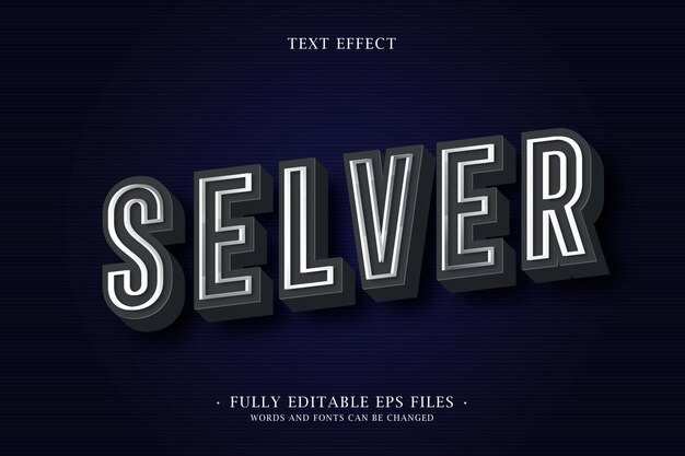 SELVER 3D-Text-Effekt für auffällige Titel und Schlagzeilen