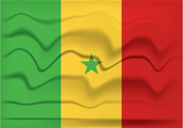 Senegal-flagge