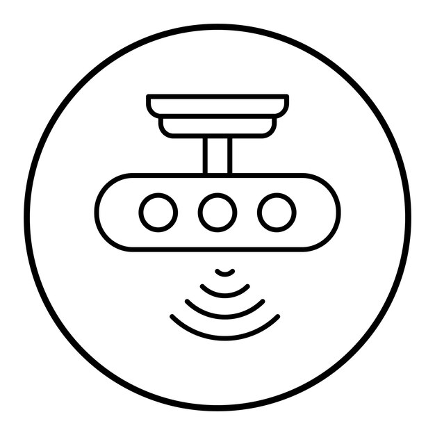 Sensor-Vektor-Symbol kann für Data-Analysen-Ikonen verwendet werden