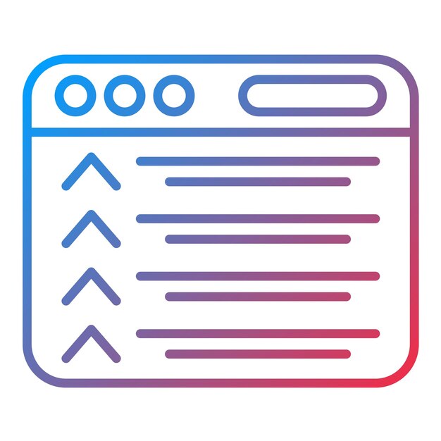 Serp-Icon-Vektorbild kann für das Internet-Marketing verwendet werden