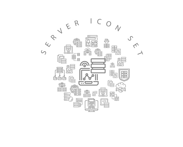 Server-icon-set-design