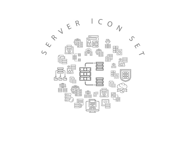 Server-icon-set-design