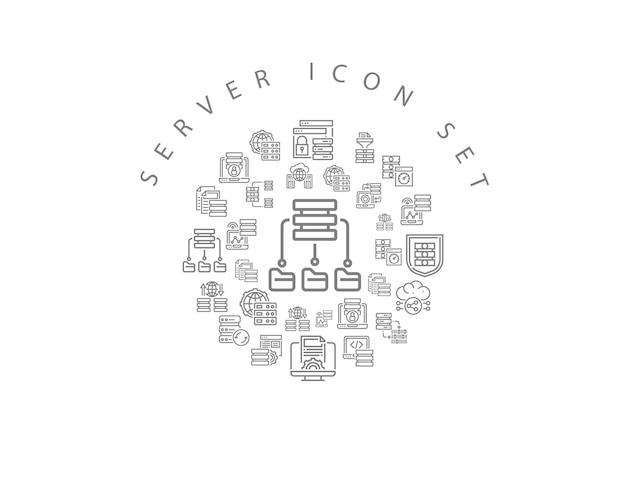 Server-icon-set-design