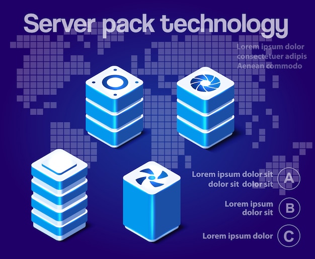 Server-Netzwerk-Technologie