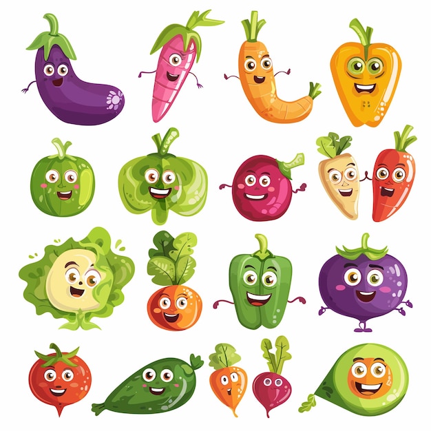 Set_cute_mascot_vegetables_characters_funny