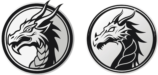 Set des Drachen-Logos