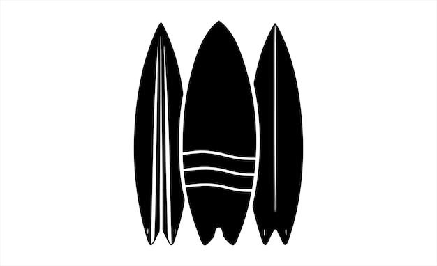 Set mit Surfbrettern
