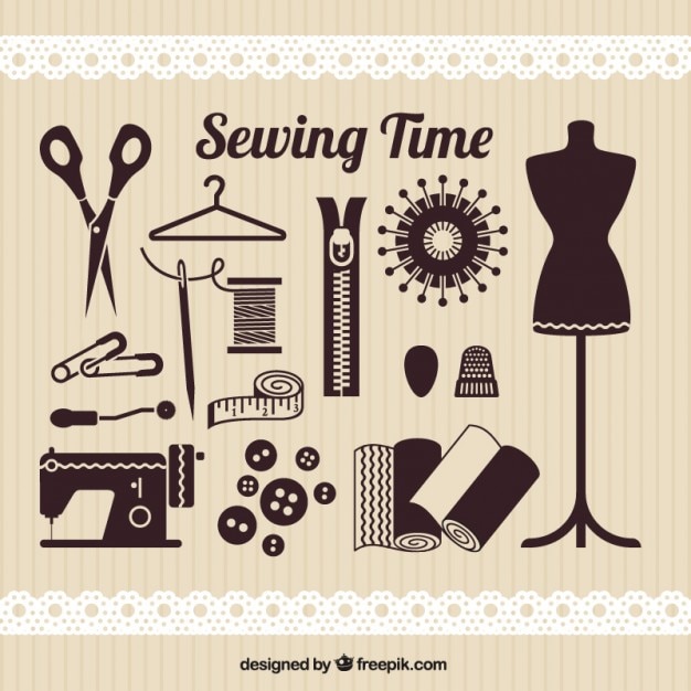 Sewing zeitelemente