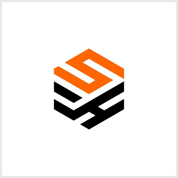 sh Logo der Polygon-Geometrie