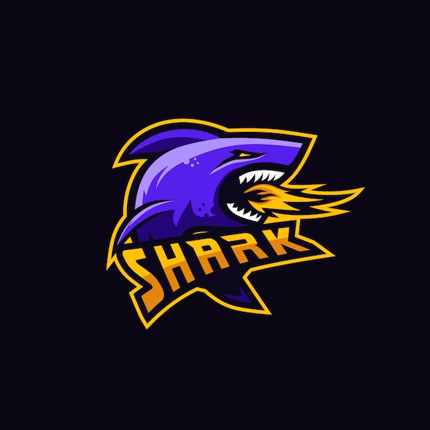 Shark premium logo für squad gaming