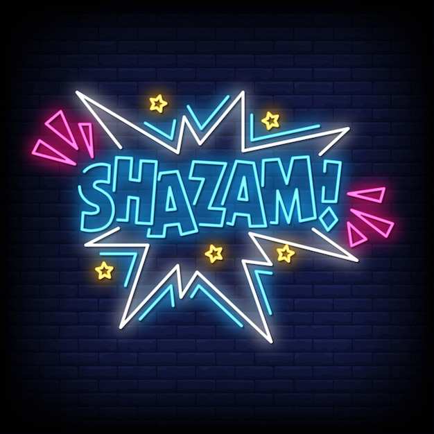 Shazam-leuchtreklame-arttext