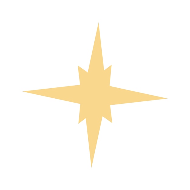 Shine-Effekt-Zeichen-Vektor-Design-Satz von Sternformen Magische Symbole