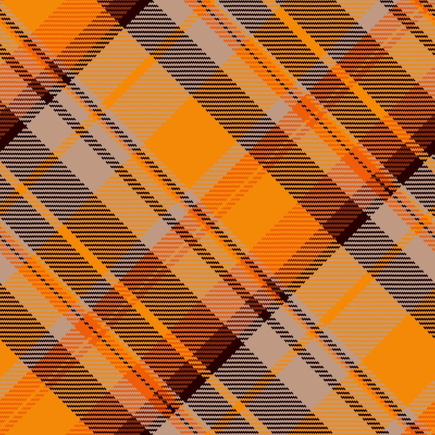 Shop-Vektortextur Textilien farbenfroher Tartan-Hintergrund Plaid Kindermuster Stoff überprüfen nahtlos in leuchtenden und orangefarbenen Farben