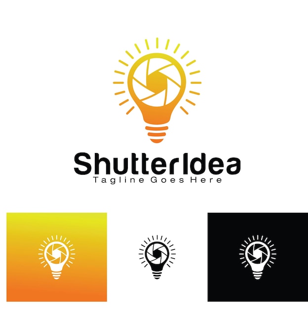 Shutter idea logo-design-vorlage