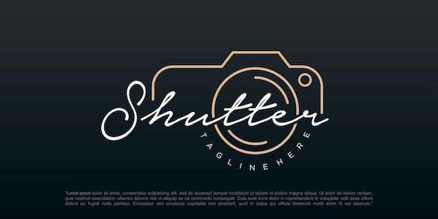 Vektor shutter-kamera-fotografie-logo-design-vektor-vorlage