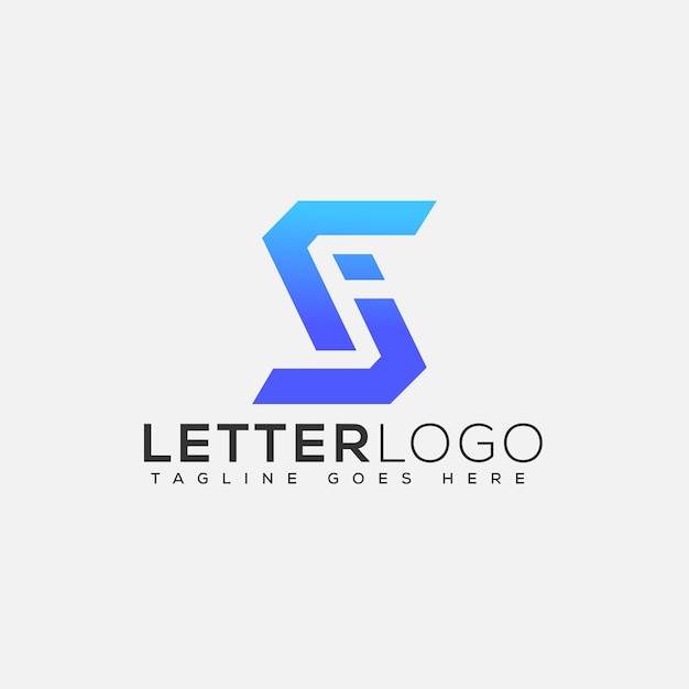 SI IS Logo Design Template Vektorgrafik-Branding-Element