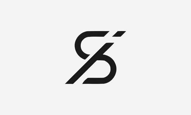 Vektor si-monogramm-logo-design