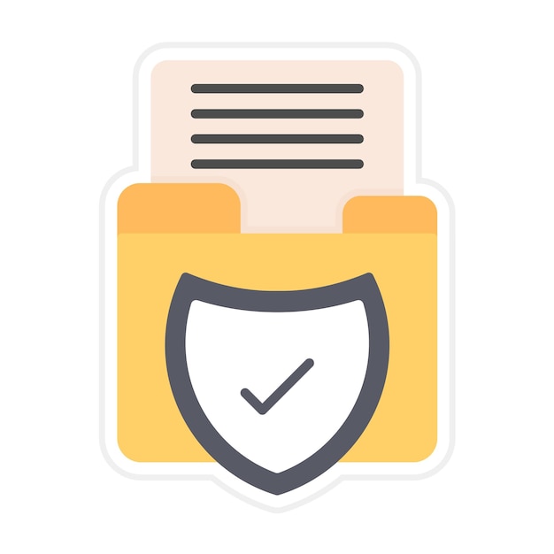 Sicheres Backup-Vektor-Symbol kann für Data Analytics-Symbole verwendet werden