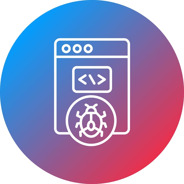 Sicherheitsbedrohungs-Icon-Vektor-Bild Kann für No Code verwendet werden