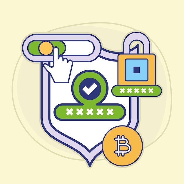 Sicherheitspasswort Bitcoin