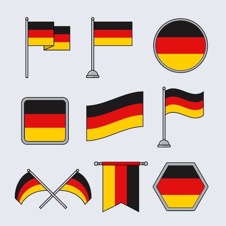 Vektor sicherung der nation-flagge