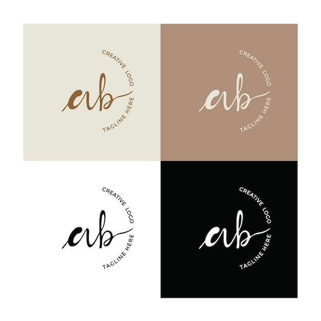 Signatur ab-Logo ab kreatives Logo