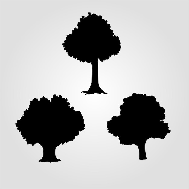 Silhouette baum